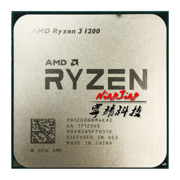 AMD Ryzen 3 1200 R3 1200 3 1 GHz Quad Core Quad Thread CPU Processor YD1200BBM4KAE AMD Ryzen 3 1200 R3 1200 3.1 GHz Quad-Core Quad-Thread CPU Processor YD1200BBM4KAE Socket AM4