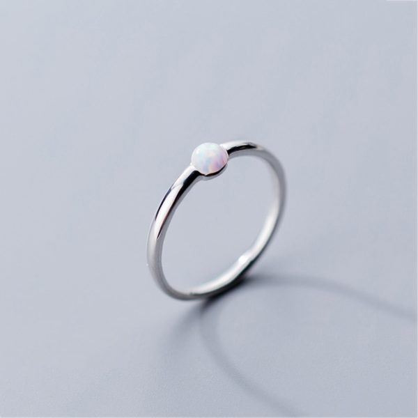 INZATT Genuine 925 Sterling Silver Color Round Opal Ring For Women Party Classic Minimalist Fine Jewelry 1 INZATT Genuine 925 Sterling Silver Color Round Opal Ring For Women Party Classic Minimalist Fine Jewelry Index Finger Hot Sale