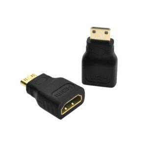 1 2 5Pcs Gold Plated 1080P Mini Male HDMI To Standard HDMI Female Extension Adapter Female Innrech Market.com