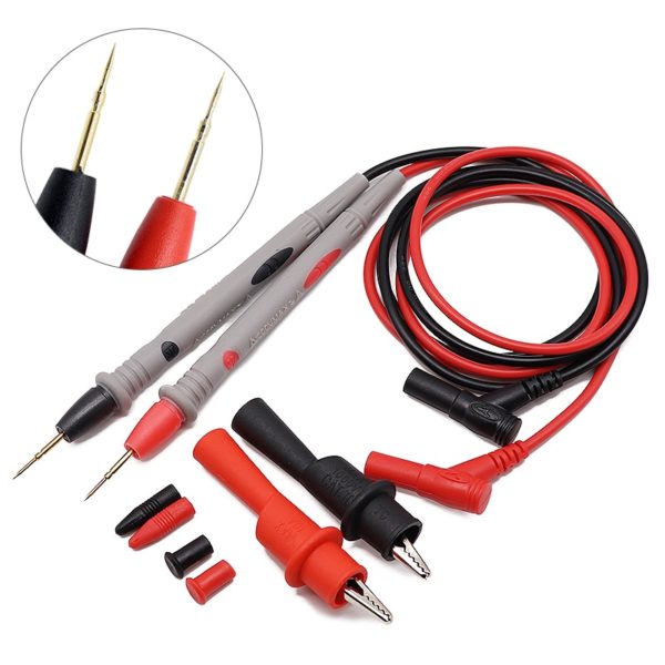1Pair Universal Digital 1000V 10A 20A Thin Tip Needle Multimeter Multi Meter Test Lead Probe Wire 1Pair Universal Digital 1000V 10A 20A Thin Tip Needle Multimeter Multi Meter Test Lead Probe Wire Pen Cable Multimeter Tester