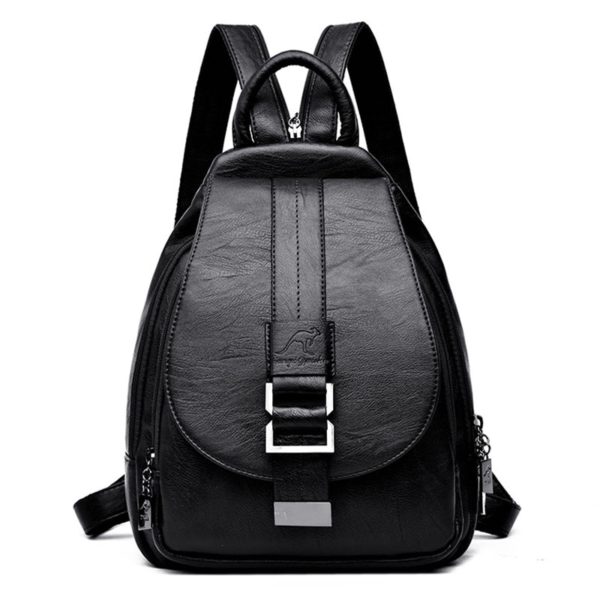 2019 Women Backpack Multifuction Female Backpack Casual School Bag For Teenager Girls High Quality Leather Shoulder Women Backpack Multi-Function Female Backpack Casual School Bag For Teenager Girls High Quality Leather Shoulder Bag For Lady