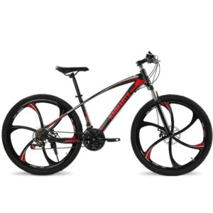 26inch mountain bicycle 21speed High carbon steel frame bike double disc brakes bicycle Spoke wheel and Innrech Market.com