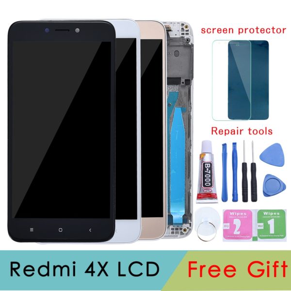 5 0 Original LCD For XIAOMI Redmi 4X Display Touch Screen with Frame For XIAOMI Redmi 5.0" Original LCD For XIAOMI Redmi 4X Display Touch Screen with Frame For XIAOMI Redmi 4X LCD Display 4X Pro LCD Screen