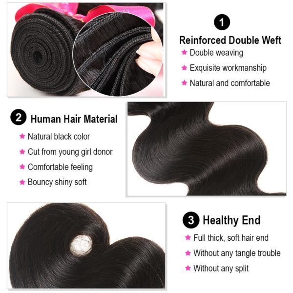AliPearl Brazilian Body Wave 3 Bundles With Frontal Closure Brazilian Hair Weave Bundles With Frontal 13x4 2 AliPearl Brazilian Body Wave 3 Bundles With Frontal Closure Brazilian Hair Weave Bundles With Frontal 13x4 Remy Hair Extension