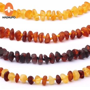 HAOHUPO Raw Unpolished Amber Bracelet Necklace Baltic Natural Amber Beads Baby Jewelry for Boy Girls Infant Innrech Market.com