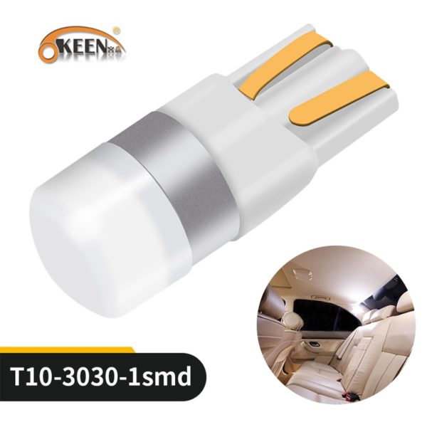 OKEEN Car T10 Led Canbus 6000K White T10 w5w Led Bulbs DRL Turn Parking Width Interior OKEEN Car T10 Led Canbus 6000K White T10 w5w Led Bulbs DRL Turn Parking Width Interior Dome Light Reading Lamp 12V Car Styling
