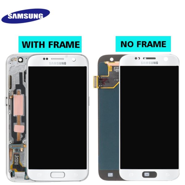 ORIGINAL 5 1 SUPER AMOLED LCD For Samsung Galaxy S7 G930 SM G930F G930F LCD Display 1 ORIGINAL 5.1'' SUPER AMOLED LCD For Samsung Galaxy S7 G930 SM-G930F G930F LCD Display With Touch Screen Digitizer Replacement