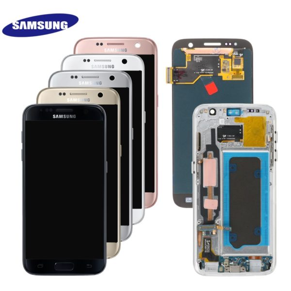 ORIGINAL 5 1 SUPER AMOLED LCD For Samsung Galaxy S7 G930 SM G930F G930F LCD Display ORIGINAL 5.1'' SUPER AMOLED LCD For Samsung Galaxy S7 G930 SM-G930F G930F LCD Display With Touch Screen Digitizer Replacement