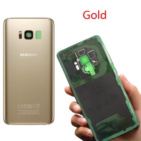 ORIGINAL Back Glass for SAMSUNG Galaxy S8 G950 G950F Display S8 Plus G955 G955F Battery Cover 5 ORIGINAL Back Glass for SAMSUNG Galaxy S8 G950 G950F Display S8 Plus G955 G955F Battery Cover Rear Door Housing with Camera Lens