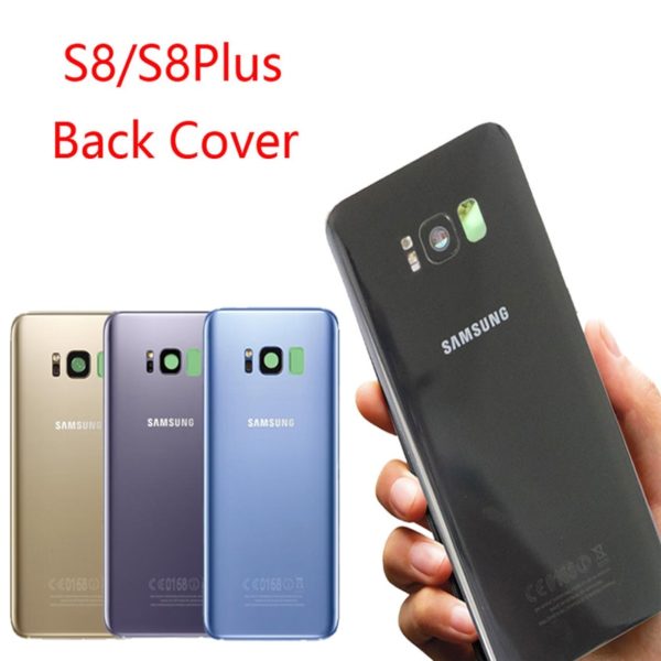 ORIGINAL Back Glass for SAMSUNG Galaxy S8 G950 G950F Display S8 Plus G955 G955F Battery Cover ORIGINAL Back Glass for SAMSUNG Galaxy S8 G950 G950F Display S8 Plus G955 G955F Battery Cover Rear Door Housing with Camera Lens