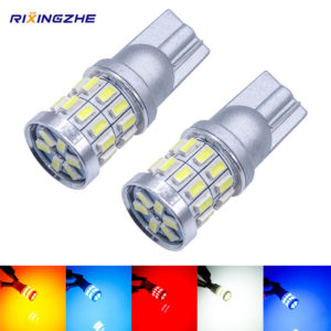 RXZ 1PCS w5w led T10 LED Bulbs Canbus 18SMD 3014 For Car Parking Position Lights Interior Innrech Market.com