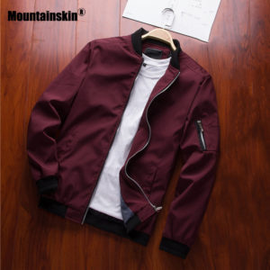 Mountainskin 2019 Mens Jackets Spring Autumn Casual Coats Bomber Jacket Slim Fashion Male Outwear Mens Brand Innrech Market.com