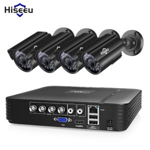 Hiseeu CCTV camera System 4CH 720P 1080P AHD security Camera DVR Kit CCTV waterproof Outdoor home Innrech Market.com