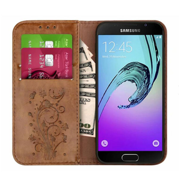 Flip Wallet Leather Case for Samsung Galaxy A7 2017 A5 A3 Cover Embossed Flip Book Cases 1 Flip Wallet Leather Case for Samsung Galaxy A7 2017 A5 A3 Cover Embossed Flip Book Cases for Samsung A5 A3 2016 A310 A510 Bag