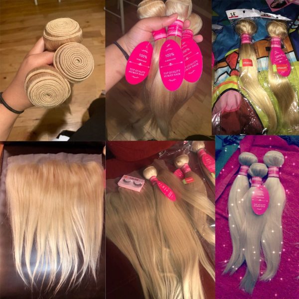 Vallbest 613 Bundles With Frontal Middle Ratio Brazilian Straight Hair 3 Bundles With Closure Remy Blonde 4 Vallbest 613 Bundles With Frontal Middle Ratio Brazilian Straight Hair 3 Bundles With Closure Remy Blonde Bundles With Frontal