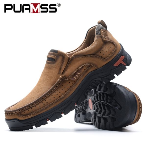 2019 New Men Shoes Genuine Leather Men Flats Loafers High Quality Outdoor Men Sneakers Male Casual 2019 New Men Shoes Genuine Leather Men Flats Loafers High Quality Outdoor Men Sneakers Male Casual Shoes Plus Size 48