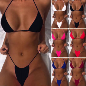 2pcs Sexy Women Summer Swimwear Bikini Set Bra Triangle Suit Swimsuit Bathing Suit Swimming Suit Innrech Market.com