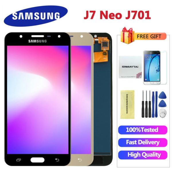 5 5 inch For SAMSUNG Galaxy J7 Neo LCD Display J701 J701F J701M J701MT Touch Screen 5.5'' inch For SAMSUNG Galaxy J7 Neo LCD Display J701 J701F J701M J701MT Touch Screen LCD Assembly Replacement Parts