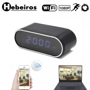 Hebeiros HD 2MP Battery Clock Camera Mini IP WiFi Camera 1080P P2P Camcorder Night Vision Alarm Innrech Market.com