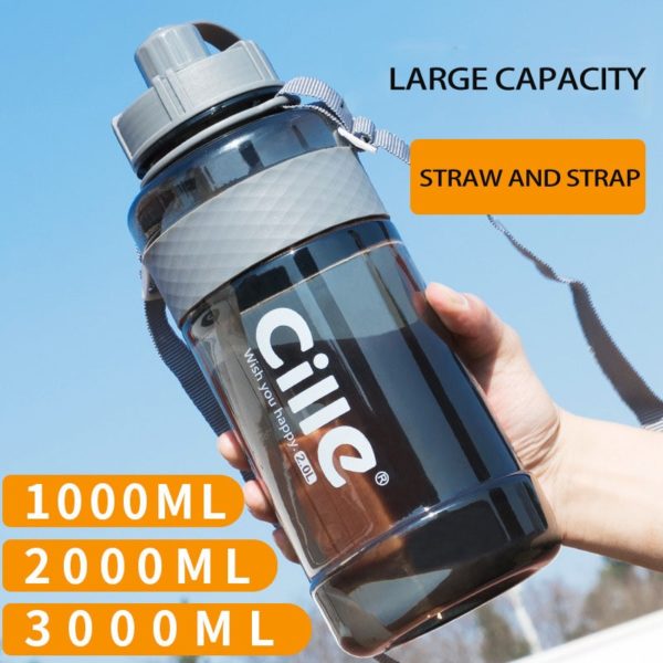 1L 2L 3L Large Capacity Sports Water Bottles Portable Plastic Outdoor Camping Picnic Bicycle Cycling Climbing 1L 2L 3L Large Capacity Sports Water Bottles Portable Plastic Outdoor Camping Picnic Bicycle Cycling Climbing Drinking Bottles