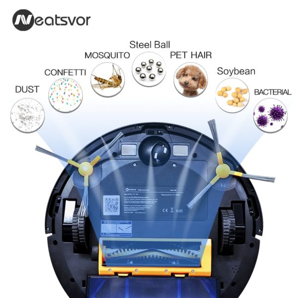 NEATSVOR X500 Robot Vacuum Cleaner 1800PA Poweful Suction 3in1 pet hair home dry wet mopping cleaning 2 NEATSVOR X500 Robot Vacuum Cleaner 1800PA Poweful Suction 3in1 pet hair home dry wet mopping cleaning robot Auto Charge vacuum