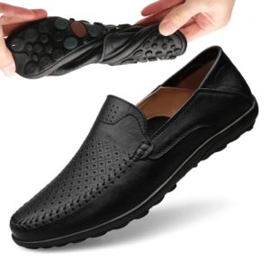 Summer Men Shoes Casual Luxury Brand 2019 Genuine Leather Mens Loafers Moccasins Italian Breathable Slip on Innrech Market.com