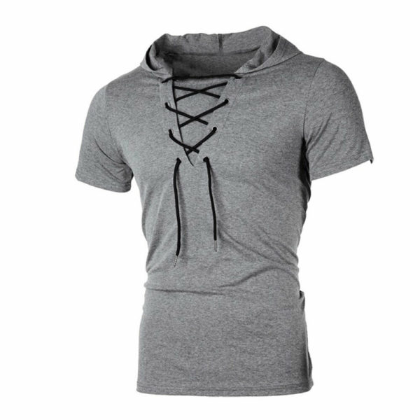 New Men Hoodies Short Sleeve Slim Solid Hip hop Fitness Workout Gym Hooded Tee Muscle Sweatshirts 2 New Men Hoodies Short Sleeve Slim Solid Hip-hop Fitness Workout Gym Hooded Tee Muscle Sweatshirts arrival Summer Casual Top Hot