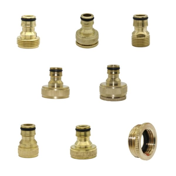 1 2 3 4 1 Thread Brass Quick connector Agriculture tools Garden Watering Adapter Durable Joint 1/2",3/4",1" Thread Brass Quick connector Agriculture tools Garden Watering Adapter Durable Joint Drip Irrigation Fittings 1 Pcs