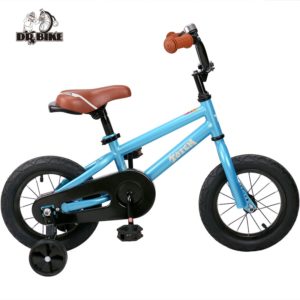 12 Inch Kids Bike Totem DIY Blue Steel Kids Bike DIY Sticker Kids Bicycle with Detachable Innrech Market.com