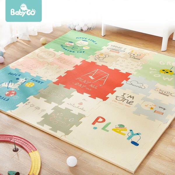 BabyGo Puzzle Baby Play Mat XPE Foam Waterproof 2cm Thickened children s Carpet Crawling Pad Living BabyGo Puzzle Baby Play Mat XPE Foam Waterproof 2cm Thickened children's Carpet Crawling Pad Living Room Activity Floor Mat