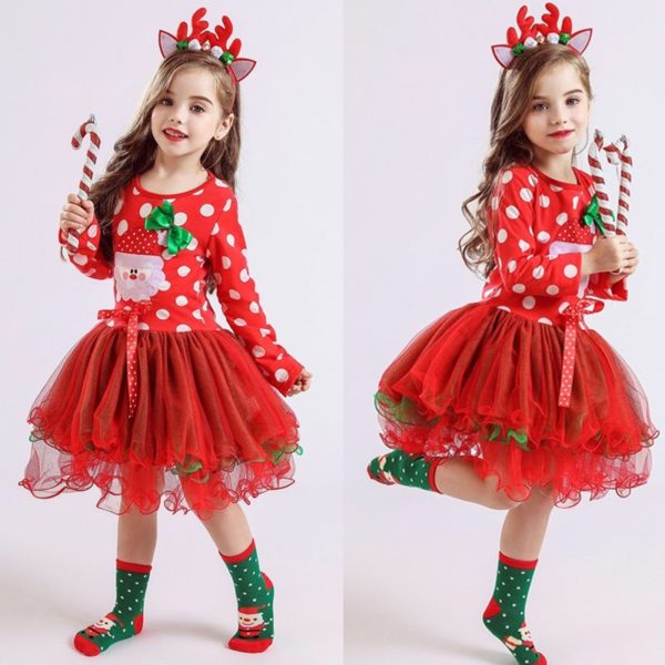 Fancy New Year Baby Girl Carnival Santa Dress For Girls Summer Minnie Mouse Holiday Children Clothing 1 Fancy New Year Baby Girl Carnival Santa Dress For Girls Summer Minnie Mouse Holiday Children Clothing Party Tulle Kids Costume