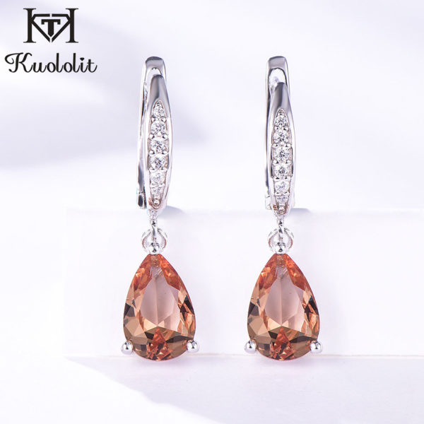 Kuololit Zultanite Gemstone Clip Earrings for Women Solid 925 Sterling Silver Created Color Change Earrings Wedding Kuololit Zultanite Gemstone Clip Earrings for Women Solid 925 Sterling Silver Created Color Change Earrings Wedding Fine Jewelry