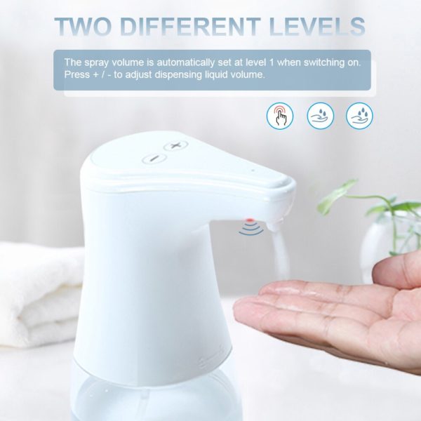 Automatic Alcohol Spray Dispenser Touchless Alcohol Sanitizer Disinfectant Liquid Sope Dispensers IR Sensor Bottle for Bathroom 1 Automatic Alcohol Spray Dispenser Touchless Alcohol Sanitizer Disinfectant Liquid Sope Dispensers IR Sensor Bottle for Bathroom