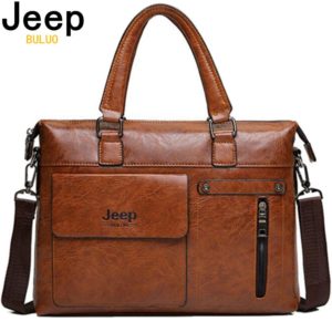 Famous Designer JEEP BULUO Brands Men Business Briefcase PU Leather Shoulder Bags For 13 Inch Laptop Innrech Market.com