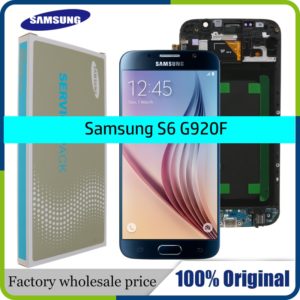 ORIGINAL 5 1 Super AMOLED Replacement LCD S6 for SAMSUNG GALAXY S6 G920 SM G920F G920F Innrech Market.com
