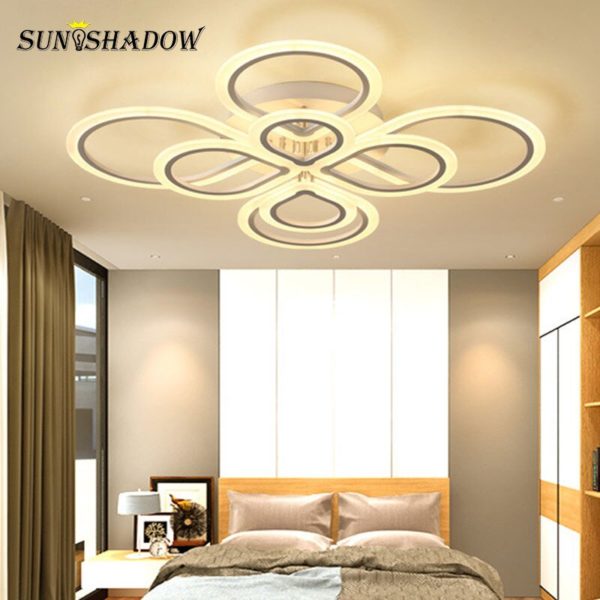 Rings Modern Led Ceiling Light For Living room Bedroom Luminaires Black White Acrylic Surface Mounted Chandelier Lamps Plus Chandeliers | Crystal Ceiling Lights | Rings Modern Led Ceiling Light For Living room Bedroom Luminaires Black White Acrylic Surface Mounted Chandelier Ceiling Lamps 001