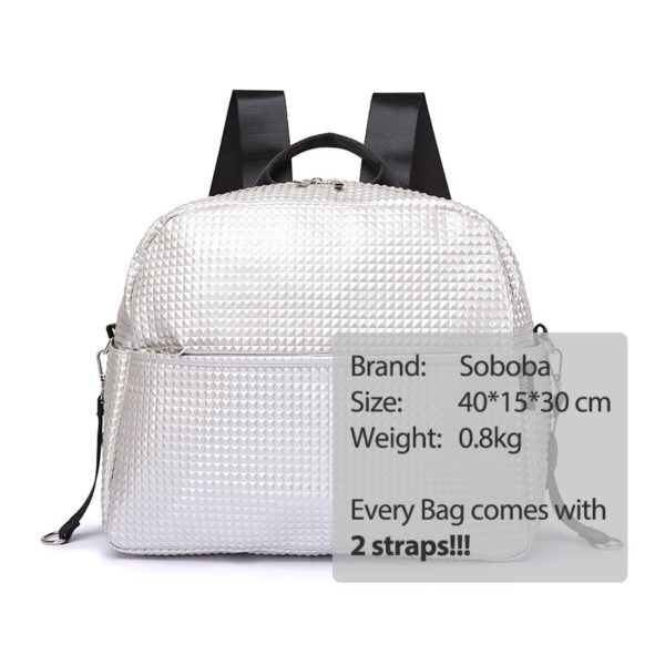 Soboba Mommy Maternity Diaper Bags Solid Fashion Large Capacity Women Nursing Bag for Baby Care Stylish 4 Soboba Mommy Maternity Diaper Bags Solid Fashion Large Capacity Women Nursing Bag for Baby Care Stylish Outdoor Mommy Bags