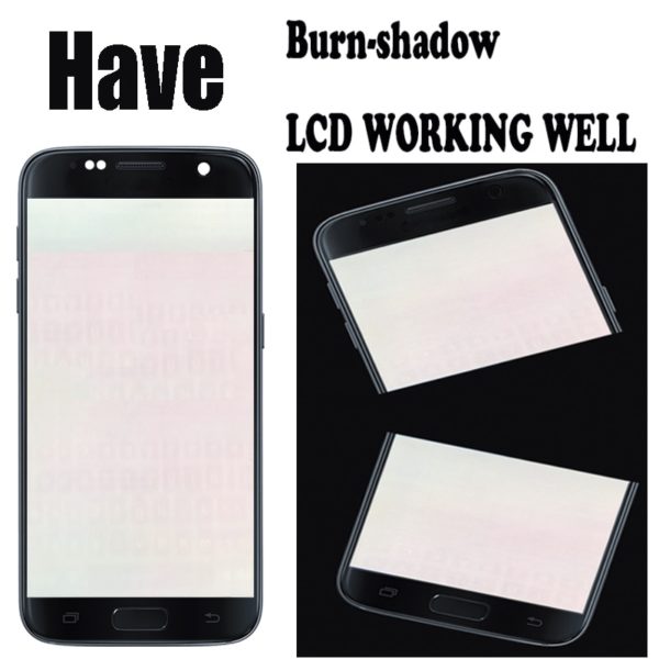 5 1 Burn Shadow LCD With Frame For SAMSUNG Galaxy S7 Display G930 G930F Touch Screen 1 5.1'' Burn-Shadow LCD With Frame For SAMSUNG Galaxy S7 Display G930 G930F Touch Screen Digitizer Replacement With Service Pack