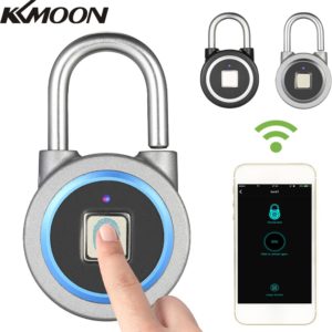 BT Smart Keyless Fingerprint Lock Waterproof APP Fingerprint Unlock Anti Theft Security Padlock Door Luggage Case Innrech Market.com