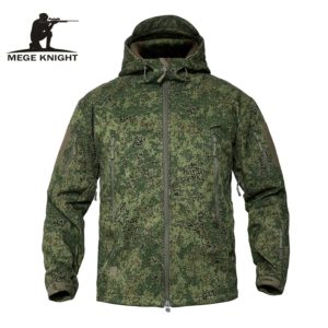MEGE Men s Military Camouflage Fleece Tactical Jacket Men Waterproof Softshell Windbreaker Winter Army Hooded Coat Innrech Market.com