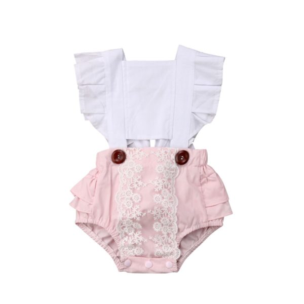 Newborn Infant Baby Girl Clothes Lace Splice Romper Backless Jumpsuit Outfit Sunsuit Baby Clothing Newborn Infant Baby Girl Clothes Lace Splice Romper Backless Jumpsuit Outfit Sunsuit Baby Clothing