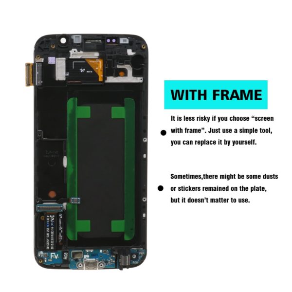 ORIGINAL 5 1 Super AMOLED Replacement LCD S6 for SAMSUNG GALAXY S6 G920 SM G920F G920F 1 ORIGINAL 5.1'' Super AMOLED Replacement LCD S6 for SAMSUNG GALAXY S6 G920 SM-G920F G920F G920FD Touch Screen Digitizer Assembly