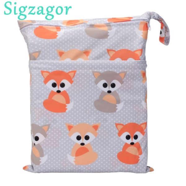 Sigzagor 1 Wet Dry Bag With Two Zippered Baby Diaper Nappy Bag Waterproof Swimmer Retail Wet Dry Bag With Two Zippered Baby Diaper Nappy Bag Waterproof Swimmer Retail Wholesale 36cmx29cm 1000 Choices
