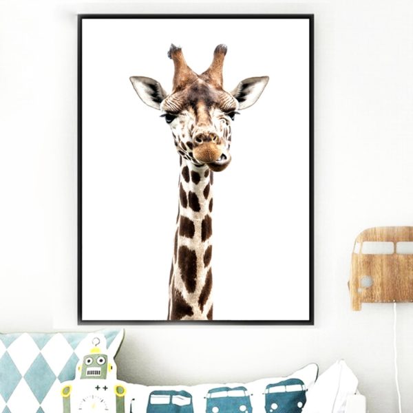 Canvas Printed Poster Home Decorative Animal Giraffe Quotes Nordic Poster Painting Wall Artwork Pictures Living Room 1 Canvas Printed Poster Home Decorative Animal Giraffe Quotes Nordic Poster Painting Wall Artwork Pictures Living Room Modular