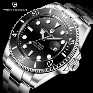 PAGANI Design Brand Luxury Men Watches Automatic Black Watch Men Stainless Steel Waterproof Business Sport Mechanical Innrech Market.com