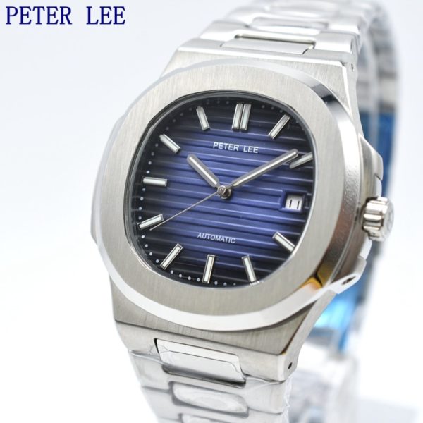 PETER LEE Mens Watches Top Brand Luxury Full Steel Automatic Mechanical Men Watch Classic Male Clocks PETER LEE Mens Watches | Top Brand Luxury Full Steel | Automatic 40mm Mechanical Men Watch Classic Male Clocks High Quality Sport Watch