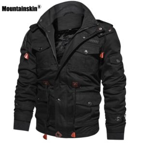 Mountainskin Men s Winter Fleece Jackets Warm Hooded Coat Thermal Thick Outerwear Male Military Jacket Mens Innrech Market.com