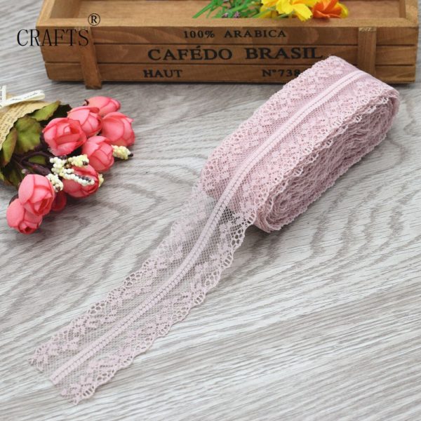 New 10 yards beautiful lace ribbon 3 8 cm wide DIY decoration accessories holiday decorations 1 New! 10 yards beautiful lace ribbon, 3.8 cm wide, DIY decoration accessories, holiday decorations