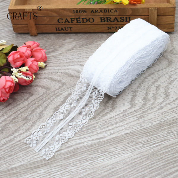 New 10 yards beautiful lace ribbon 3 8 cm wide DIY decoration accessories holiday decorations 4 New! 10 yards beautiful lace ribbon, 3.8 cm wide, DIY decoration accessories, holiday decorations