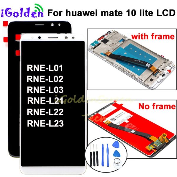 pantalla For Huawei Mate 10 Lite LCD Display Touch Screen Digitizer Screen Glass Panel Assembly with pantalla For Huawei Mate 10 Lite LCD Display Touch Screen Digitizer Screen Glass Panel Assembly with frame for Mate 10 Lite lcd